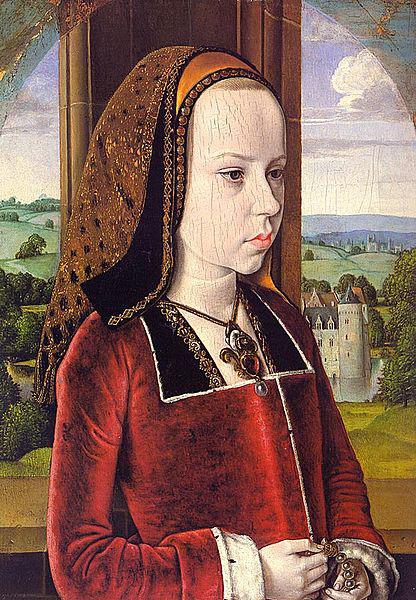 Master of Moulins Portrait of Margaret of Austria china oil painting image